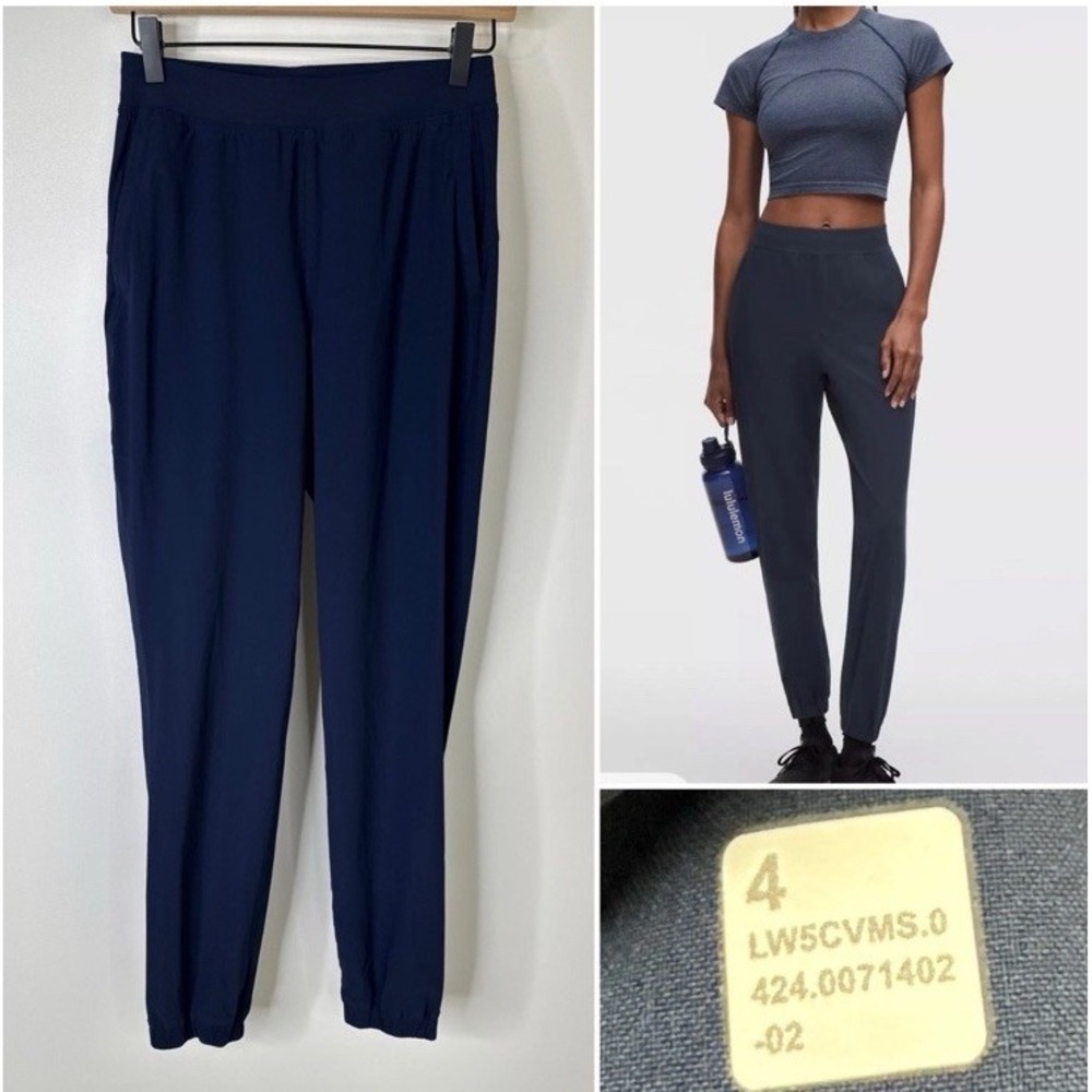 Lululemon Adapted State High-Rise Jogger Pant Full Length Mineral Blue Women's 4